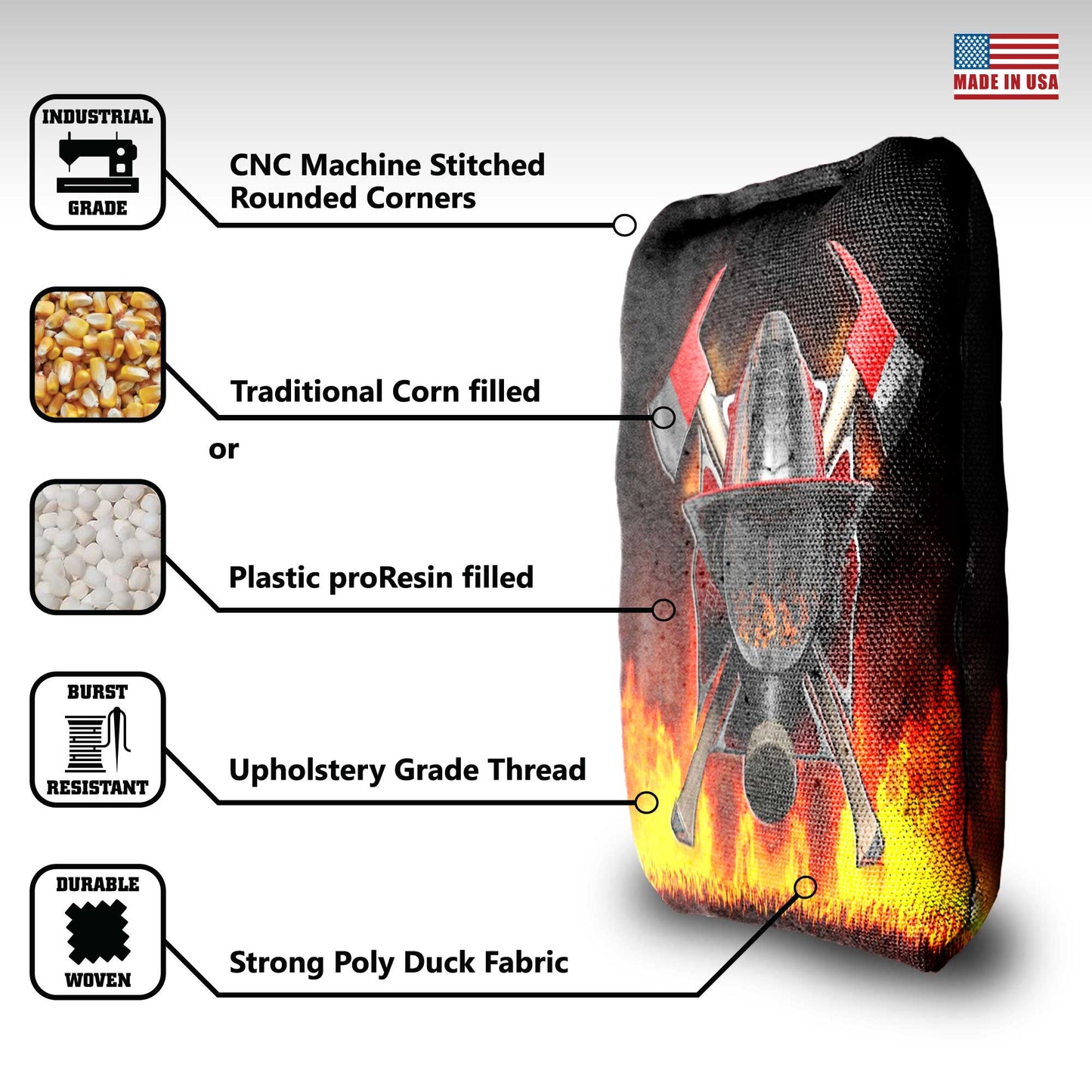 The Rescuers - 8 Cornhole Bags