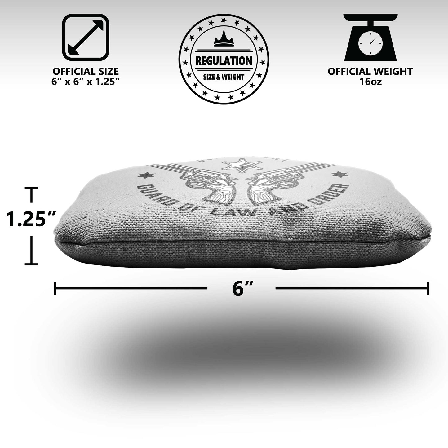 The Sheriff Departments - 8 Cornhole Bags