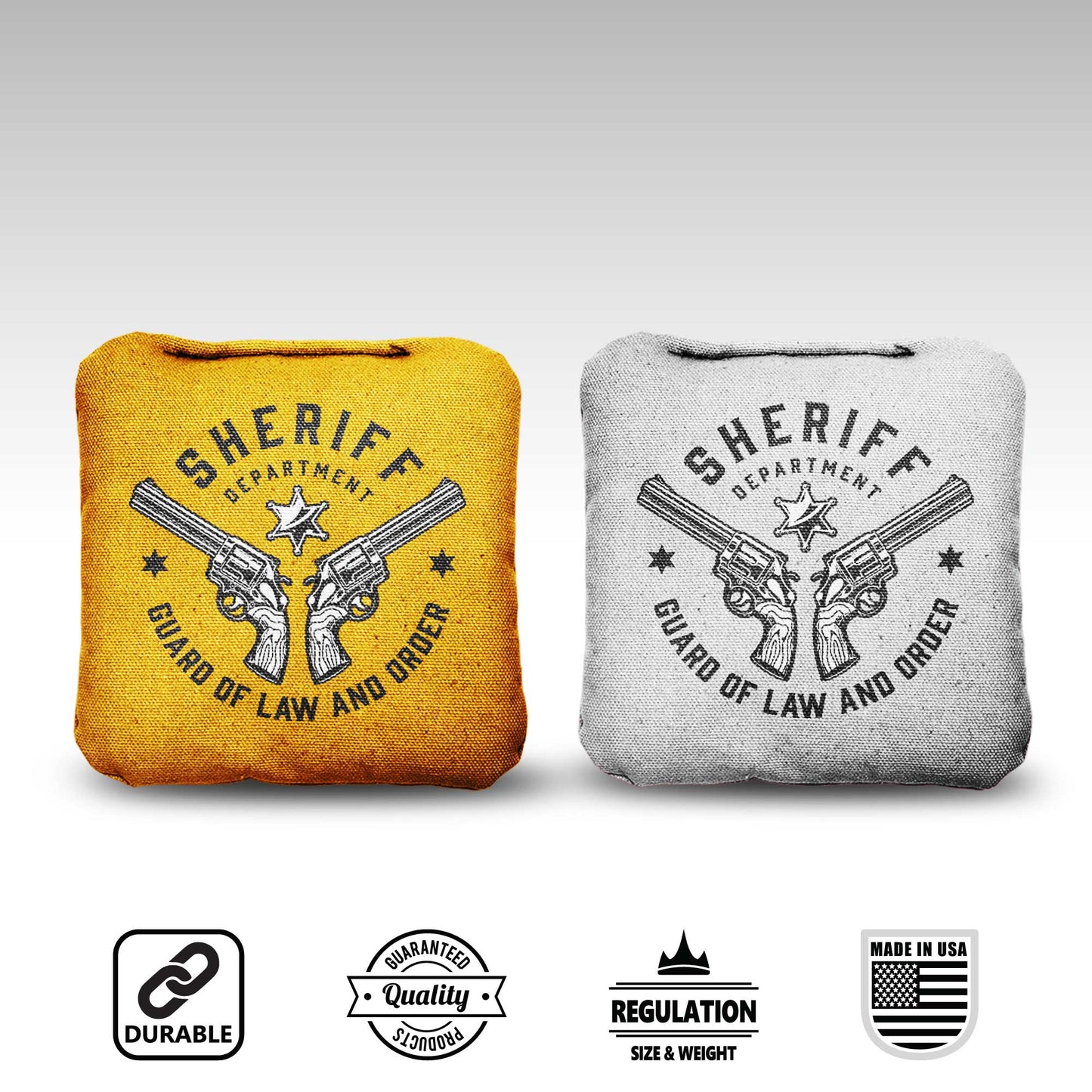 The Sheriff Departments - 8 Cornhole Bags