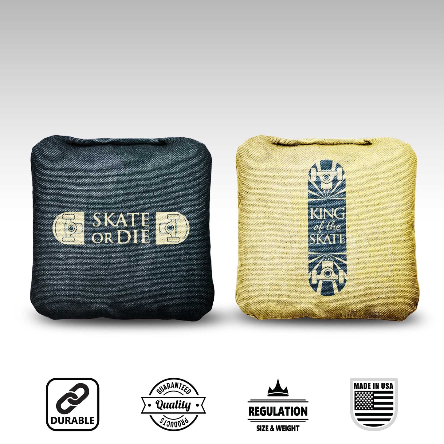 The Skates or Die - 8 Cornhole Bags