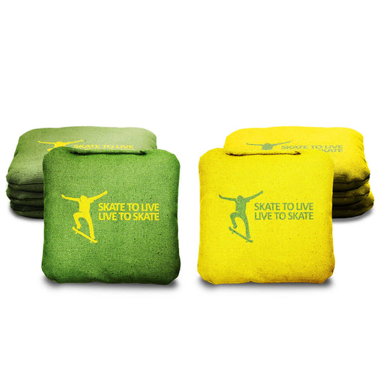 The Skates to Live - 8 Cornhole Bags