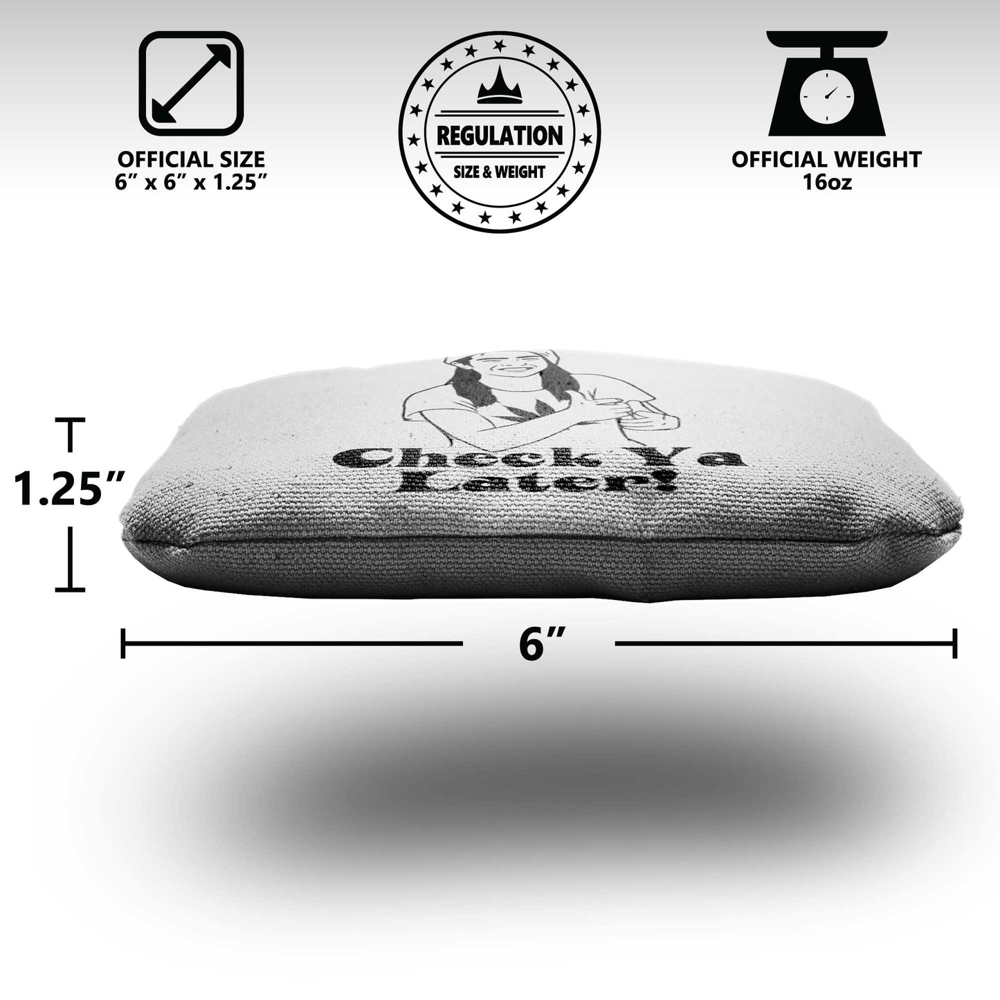 The Slaters - 8 Cornhole Bags