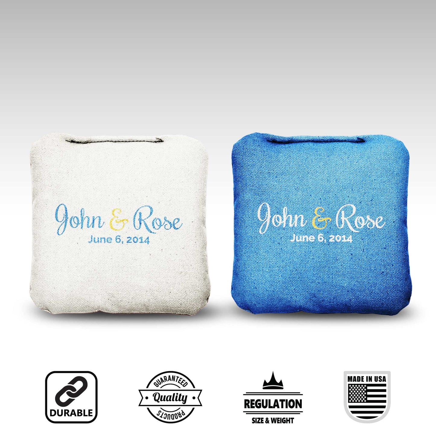 The Soul Mates - 8 Cornhole Bags