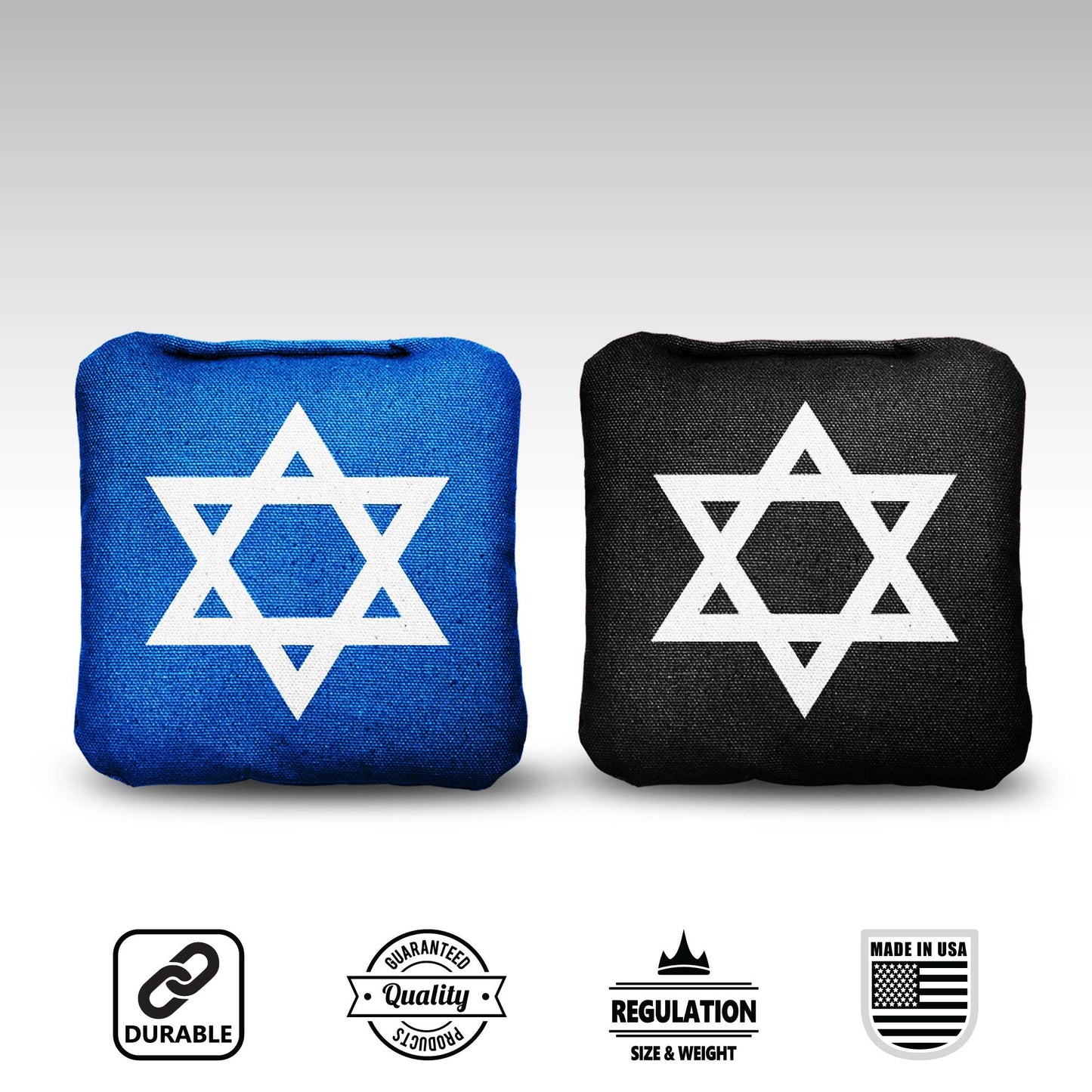 The Star of Davids - 8 Cornhole Bags