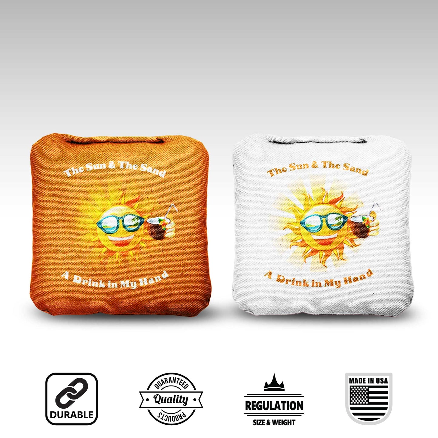 The Sun & Sands - 8 Cornhole Bags