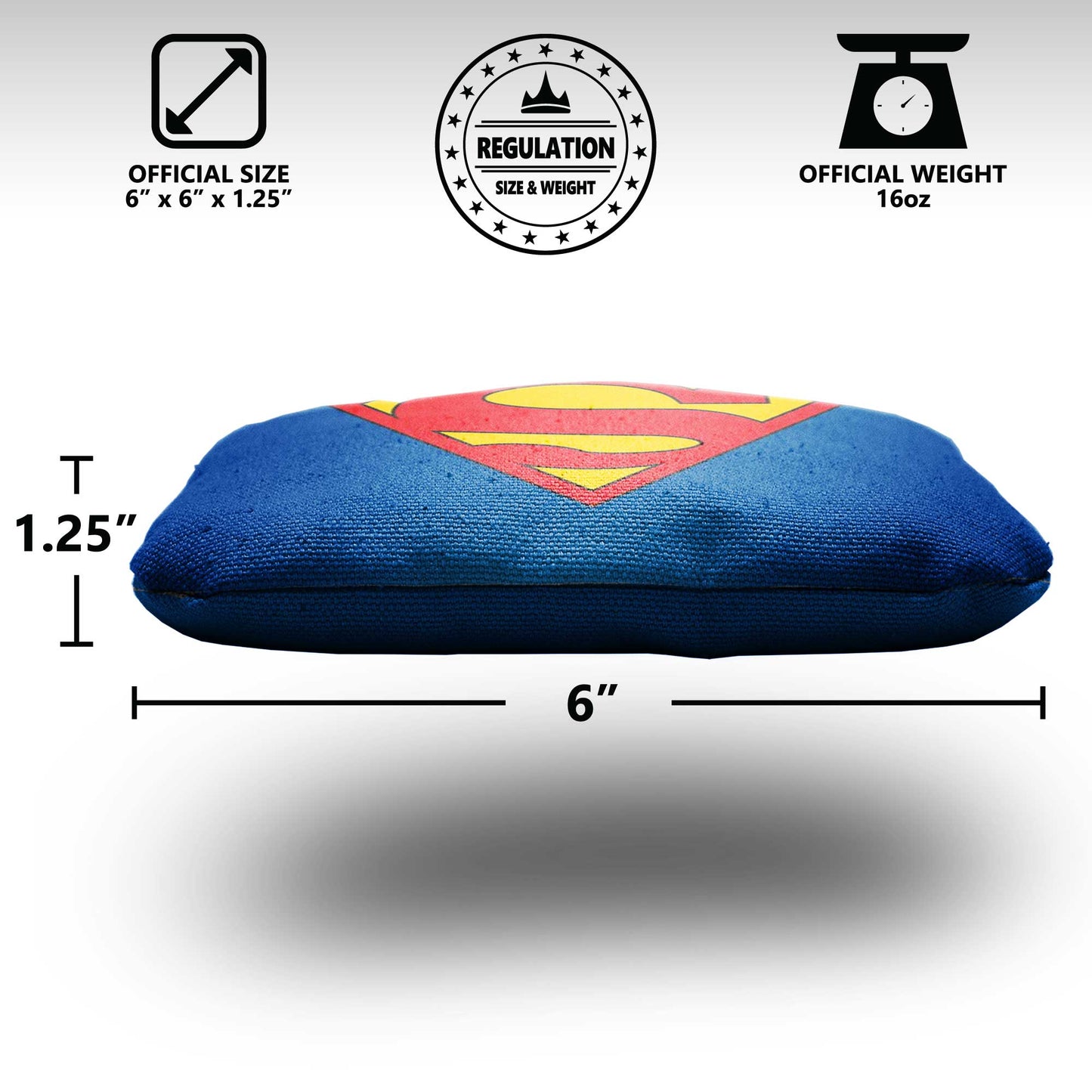 The Supermans - 8 Cornhole Bags