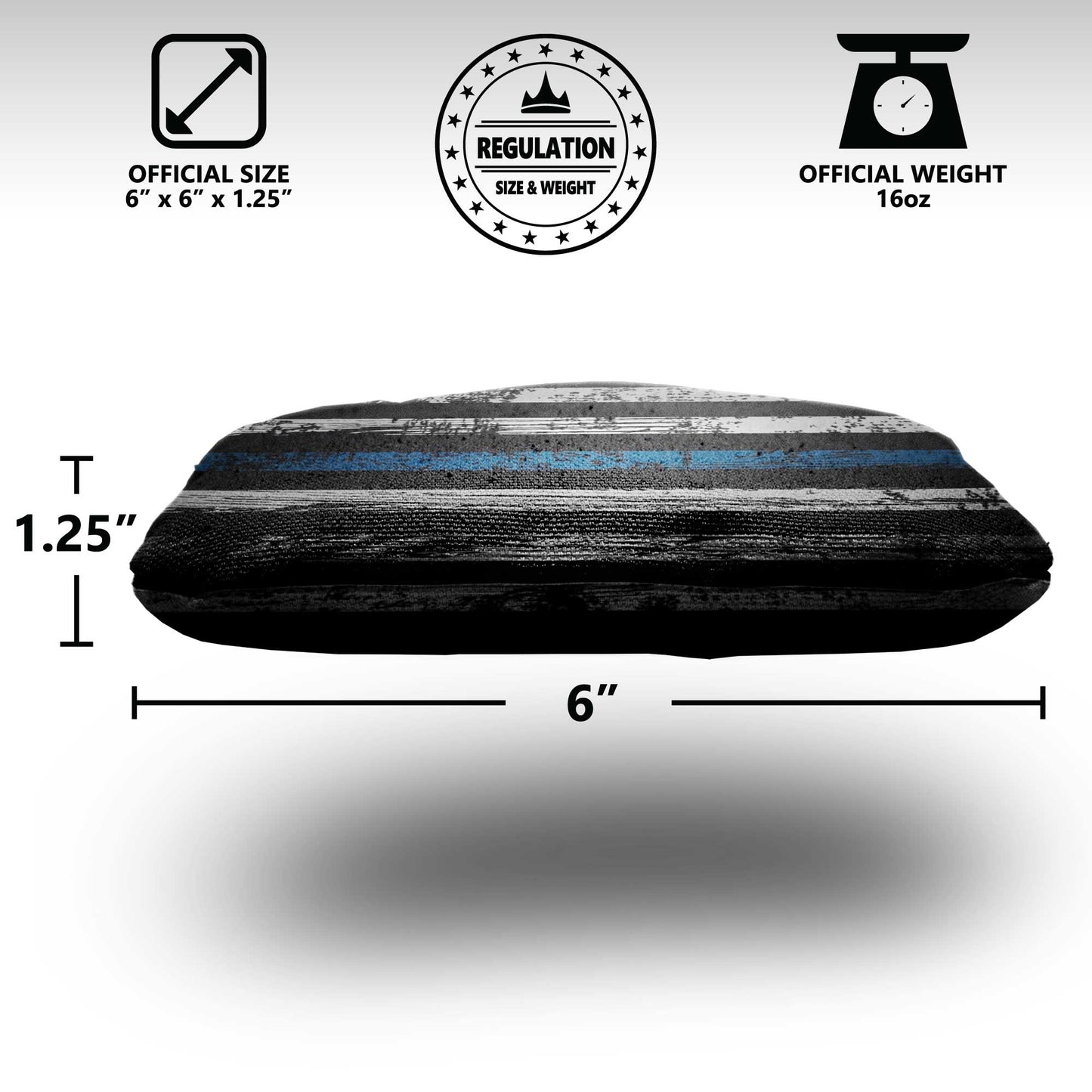 The Thin Blue Lines - 8 Cornhole Bags