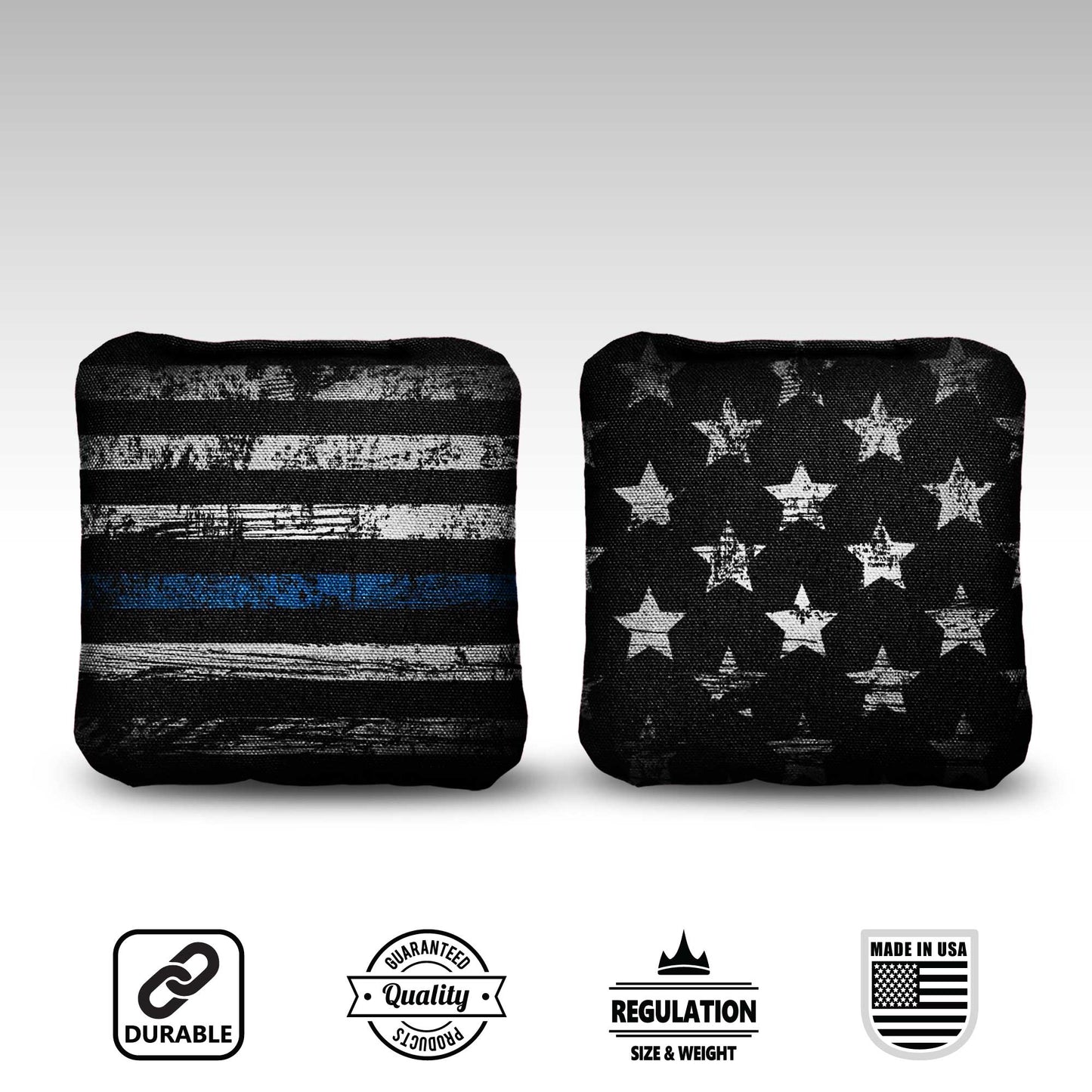 The Thin Blue Lines - 8 Cornhole Bags