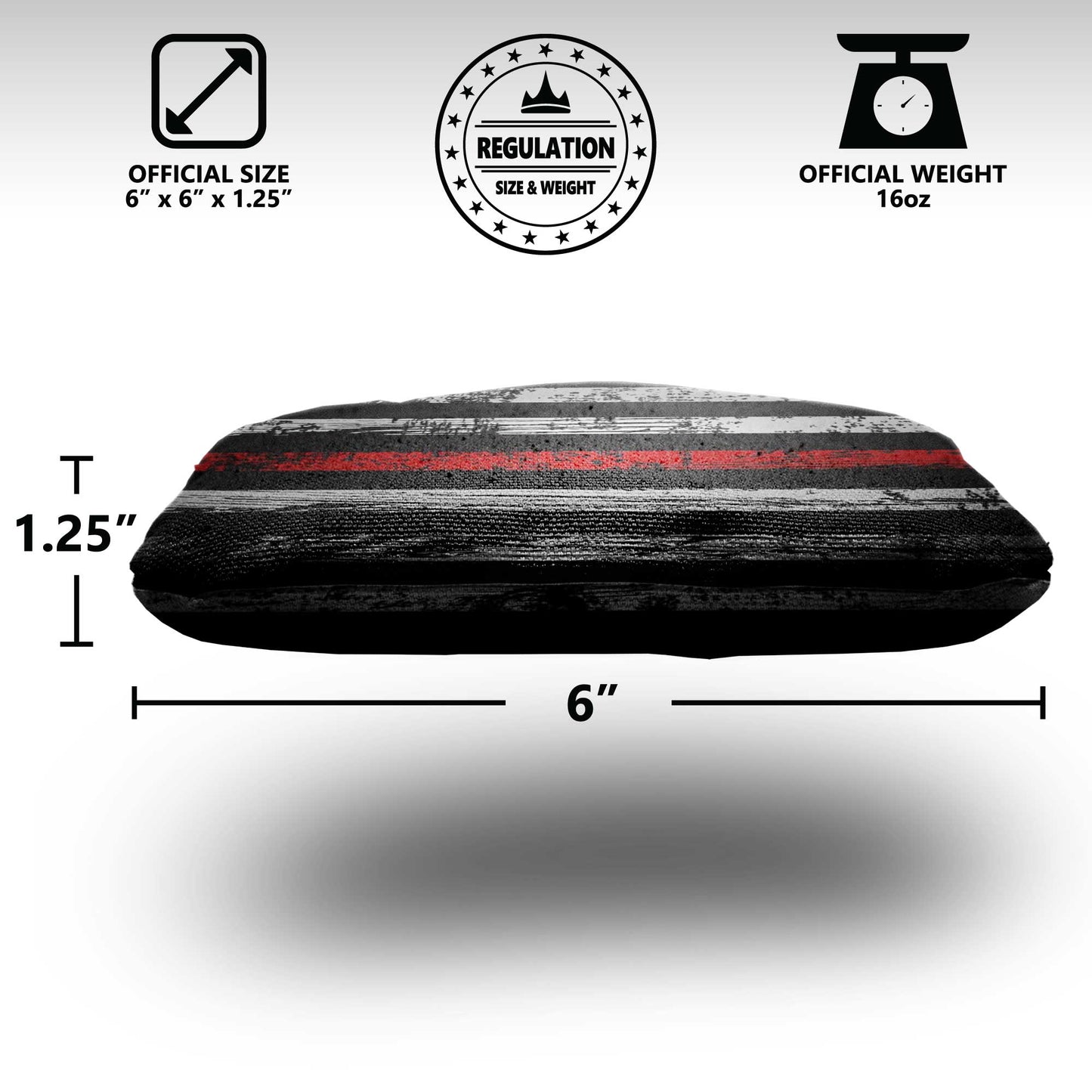 The Thin Red Lines - 8 Cornhole Bags