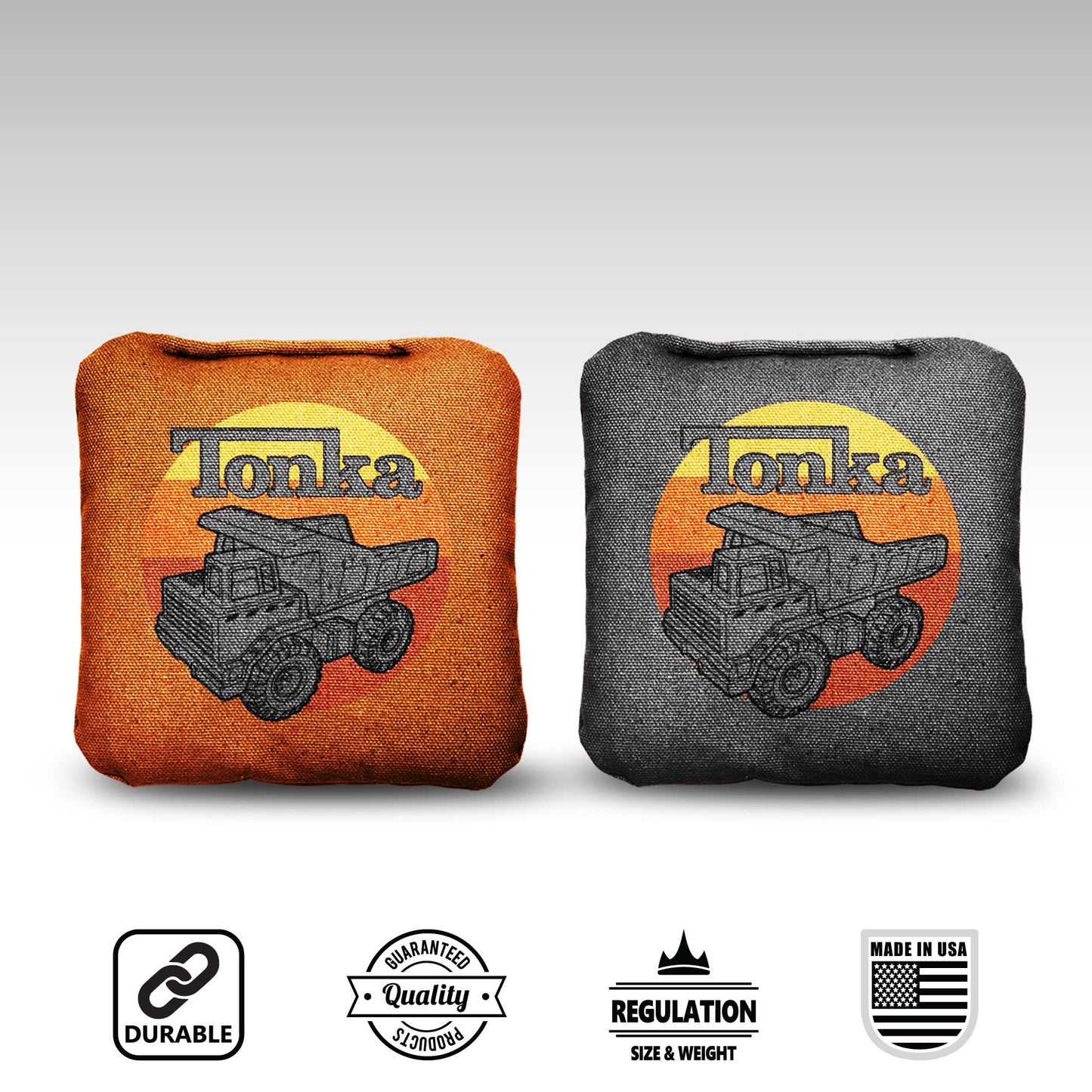 The Tonka Trucks - 8 Cornhole Bags