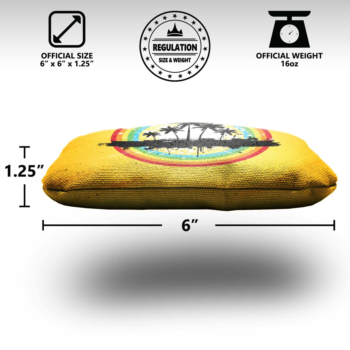 The Tropical Paradises - 8 Cornhole Bags