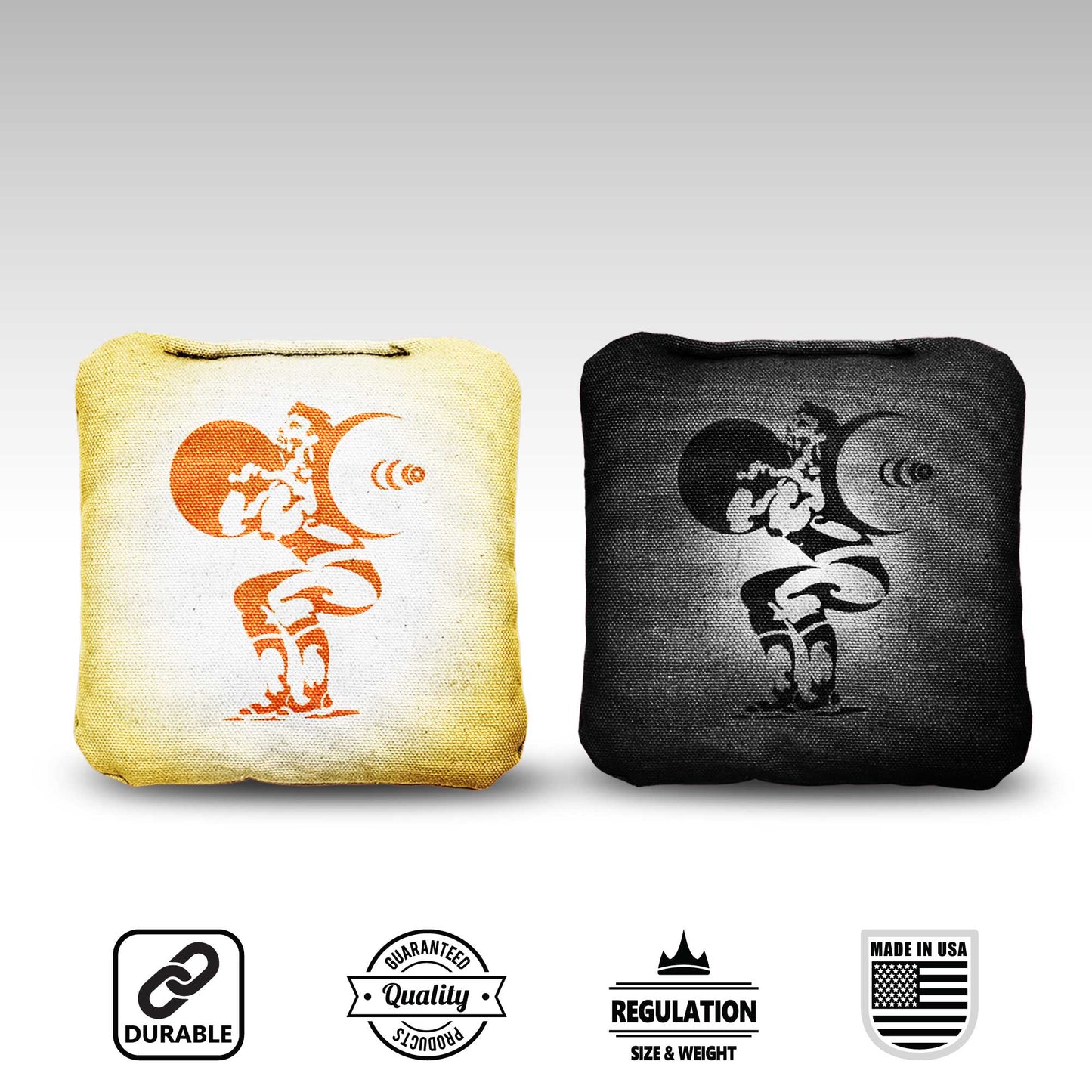 The Weightlifters - 8 Cornhole Bags