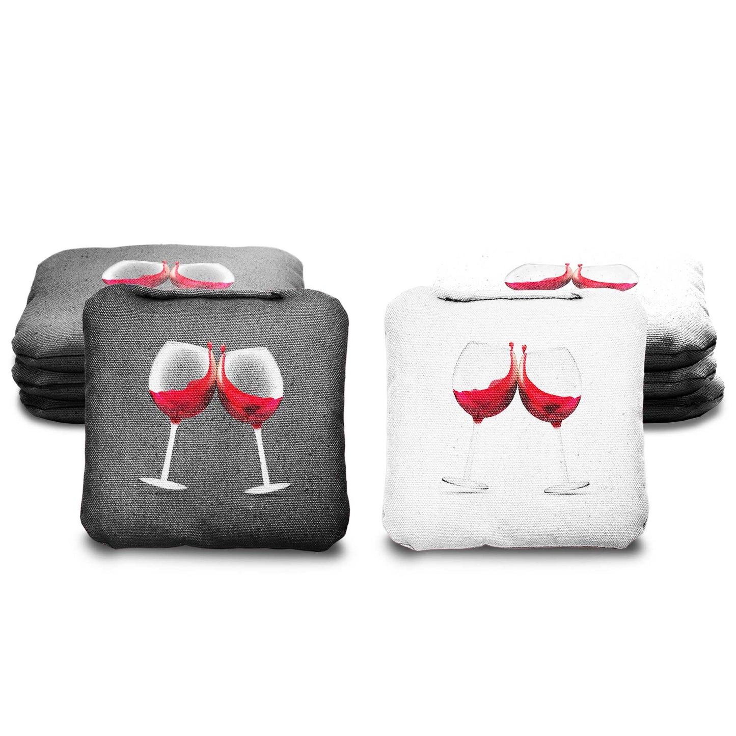 The Wine a Littles - 8 Cornhole Bags