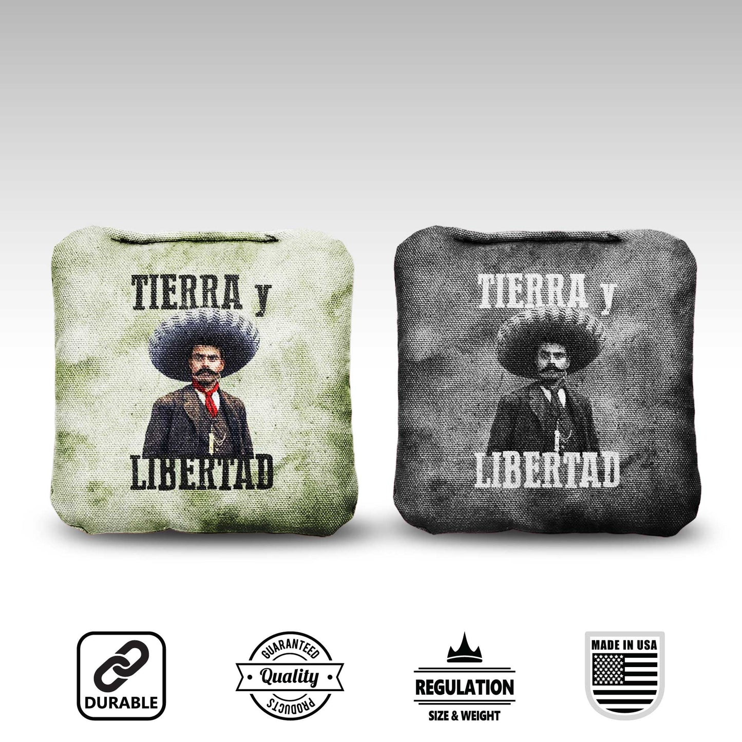 The Zapatas - 8 Cornhole Bags