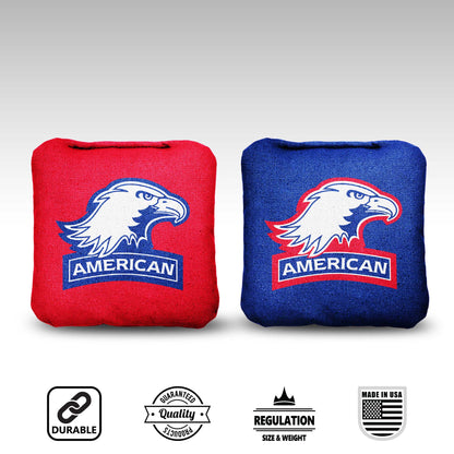 American University Cornhole Bags - 8 Cornhole Bags