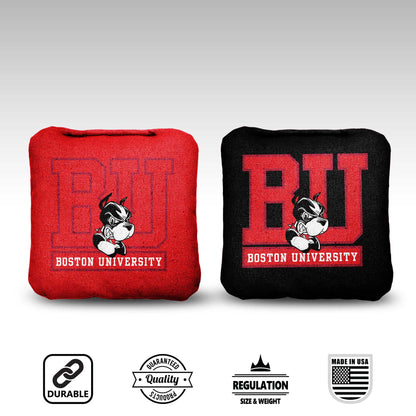 Boston University Cornhole Bags - 8 Cornhole Bags