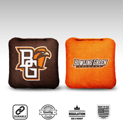 Bowling Green State University Cornhole Bags - 8 Cornhole Bags