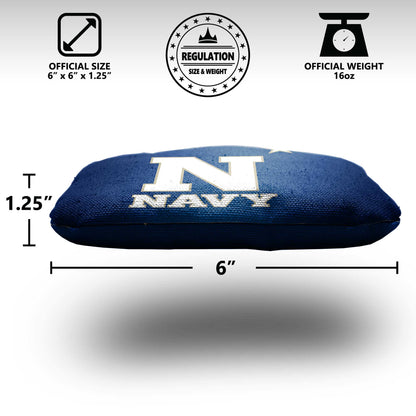 Naval Academy Cornhole Bags - 8 Cornhole Bags