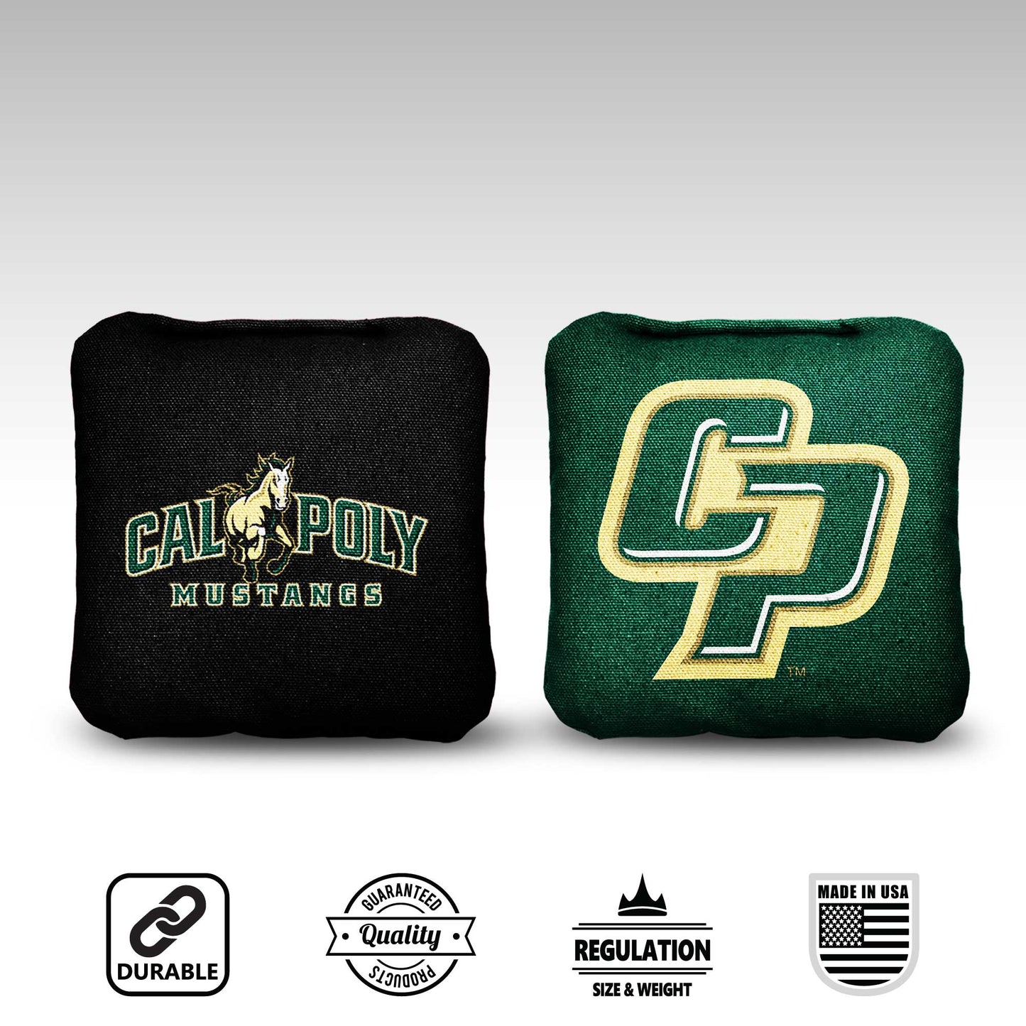 Cal Poly San Luis Obispo Cornhole Bags - 8 Cornhole Bags