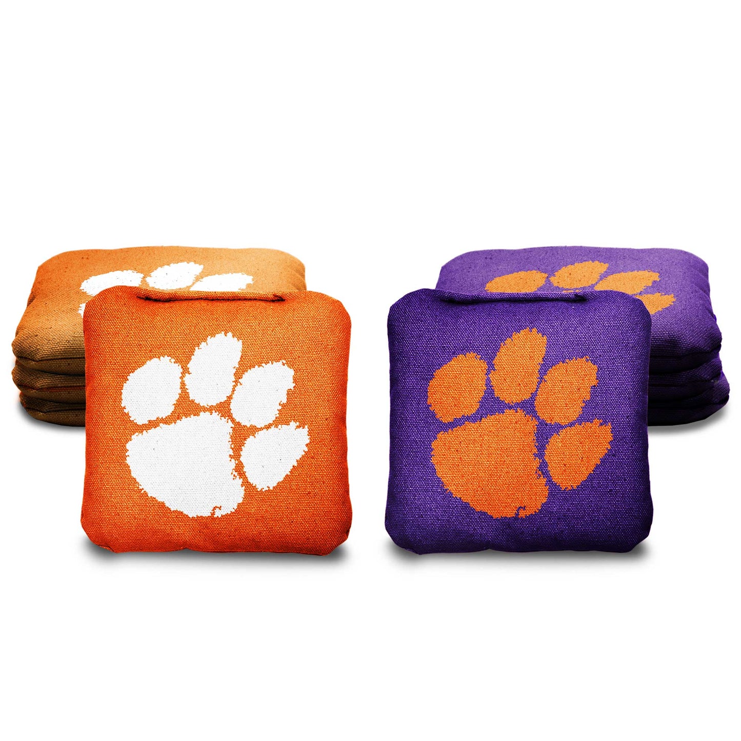 Clemson University Cornhole Bags - 8 Cornhole Bags