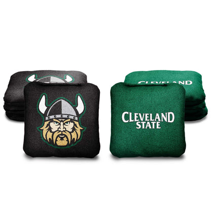Cleveland State University Cornhole Bags - 8 Cornhole Bags