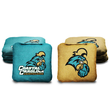 Coastal Carolina University Cornhole Bags - 8 Cornhole Bags