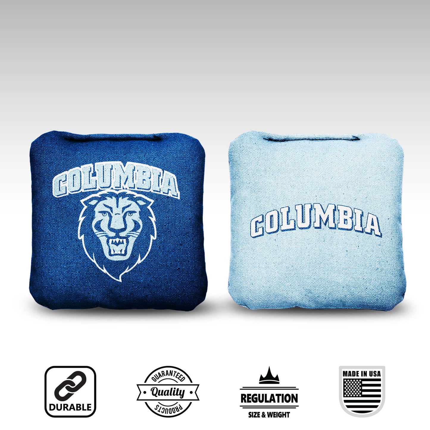 Columbia University Cornhole Bags - 8 Cornhole Bags