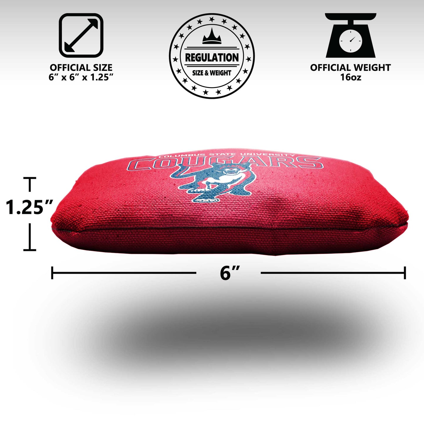 Columbus State University Cornhole Bags - 8 Cornhole Bags