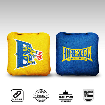 Drexel University Cornhole Bags - 8 Cornhole Bags