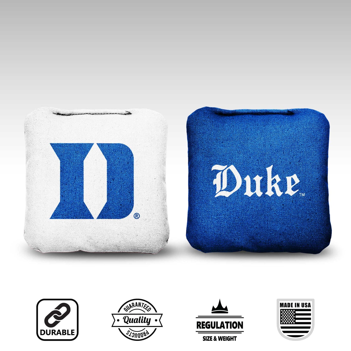 Duke University Cornhole Bags - 8 Cornhole Bags