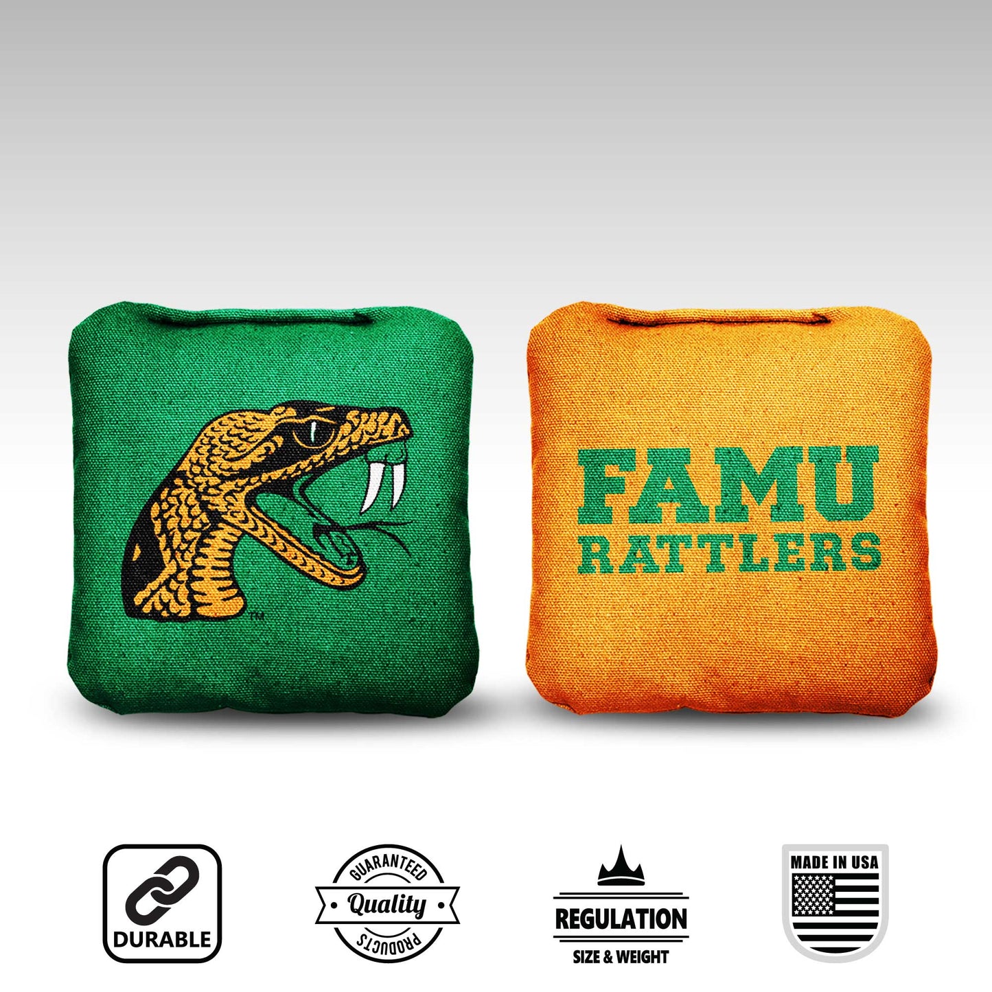 Florida A&M University Cornhole Bags - 8 Cornhole Bags