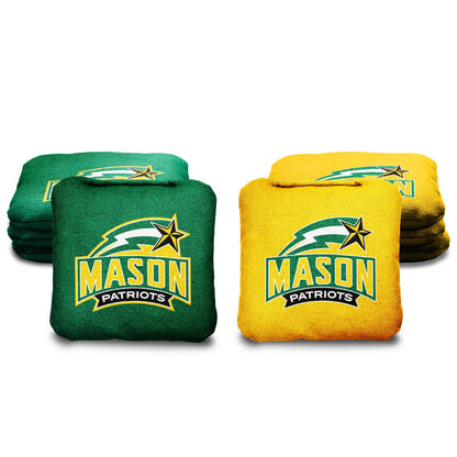 George Mason University Cornhole Bags - 8 Cornhole Bags
