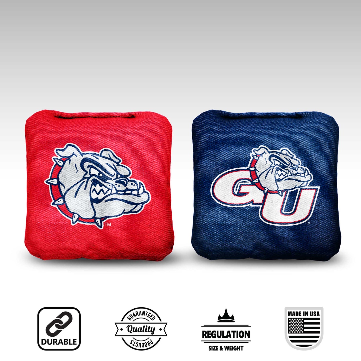 Gonzaga University Cornhole Bags - 8 Cornhole Bags