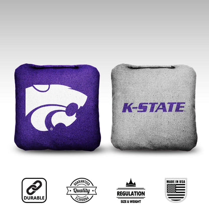 Kansas State University Cornhole Bags - 8 Cornhole Bags