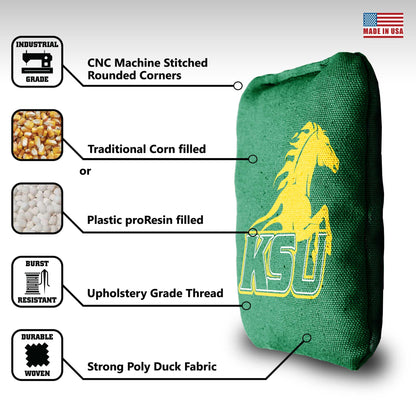 Kentucky State University Cornhole Bags - 8 Cornhole Bags