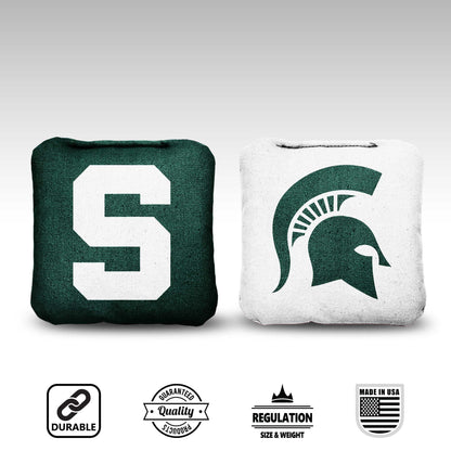 Michigan State University Cornhole Bags - 8 Cornhole Bags