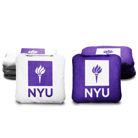 New York University Cornhole Bags - 8 Cornhole Bags
