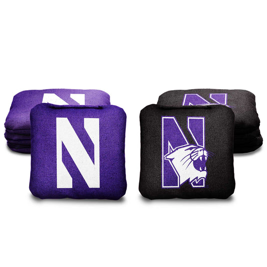 Northwestern University Cornhole Bags - 8 Cornhole Bags