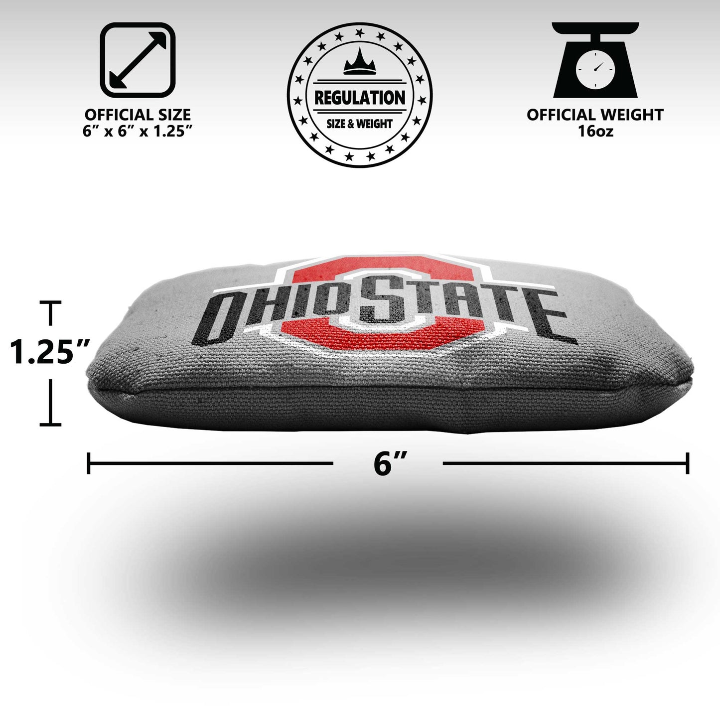 Ohio State University Cornhole Bags - 8 Cornhole Bags