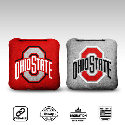 Ohio State University Cornhole Bags - 8 Cornhole Bags