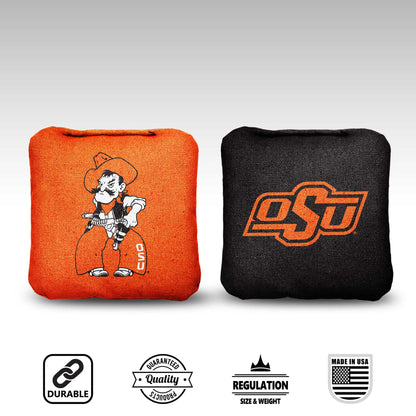 Oklahoma State University Cornhole Bags - 8 Cornhole Bags