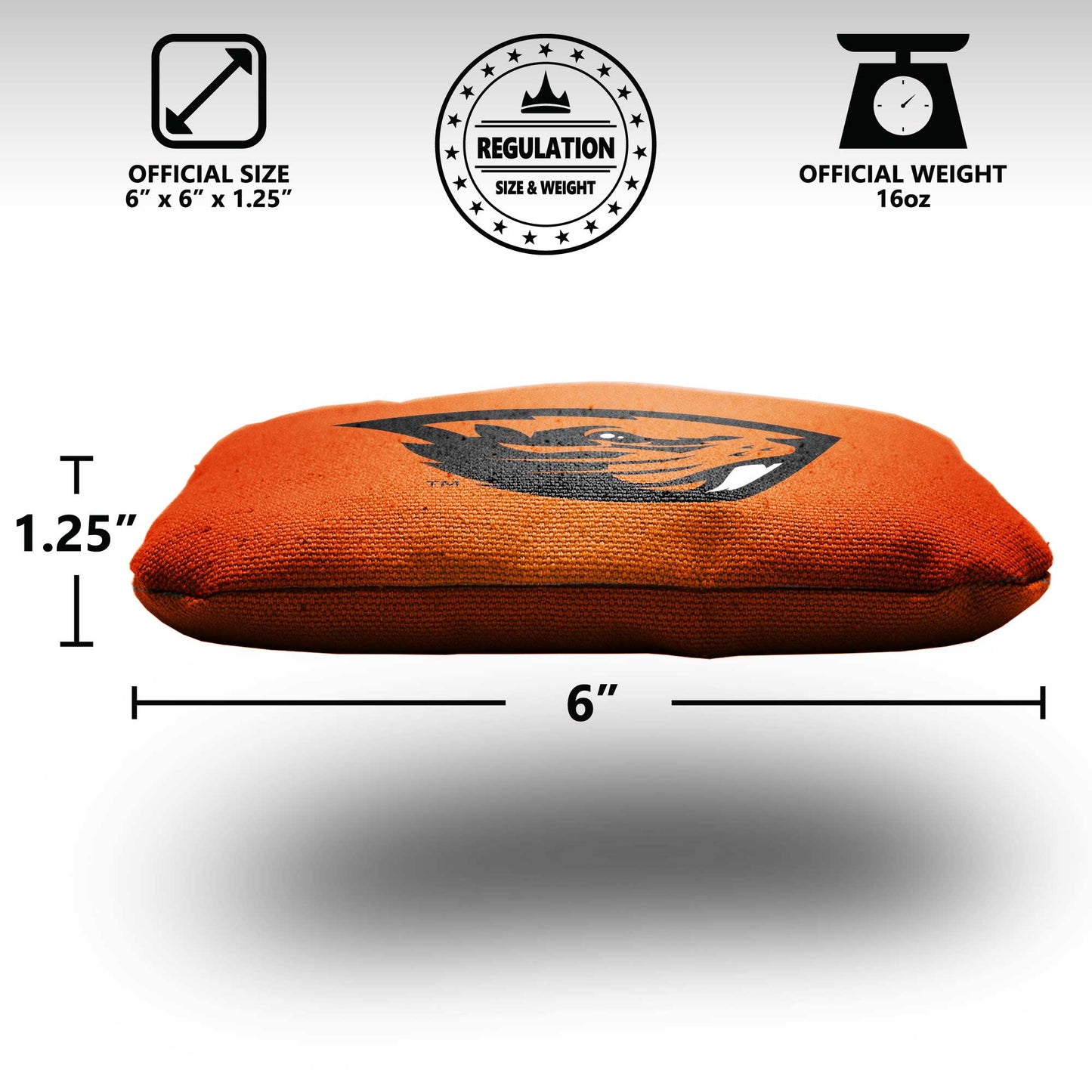 Oregon State University Cornhole Bags - 8 Cornhole Bags