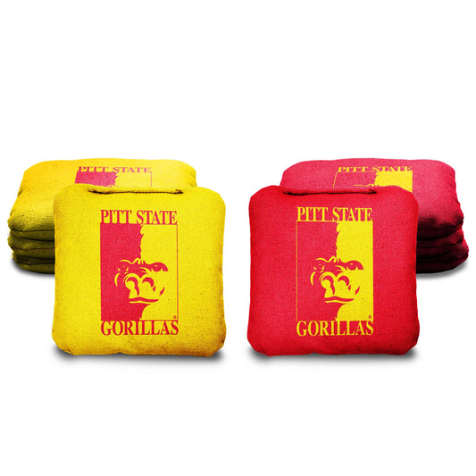 Pittsburg State University Cornhole Bags - 8 Cornhole Bags