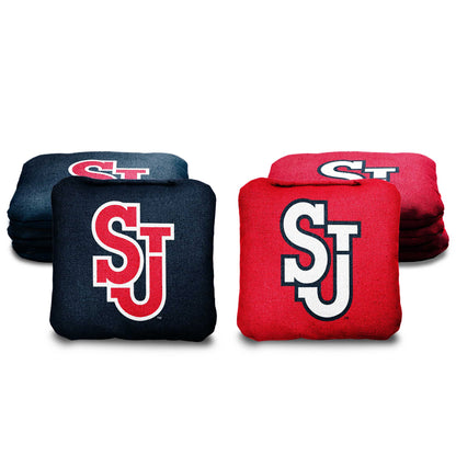 Saint Johns University Cornhole Bags - 8 Cornhole Bags