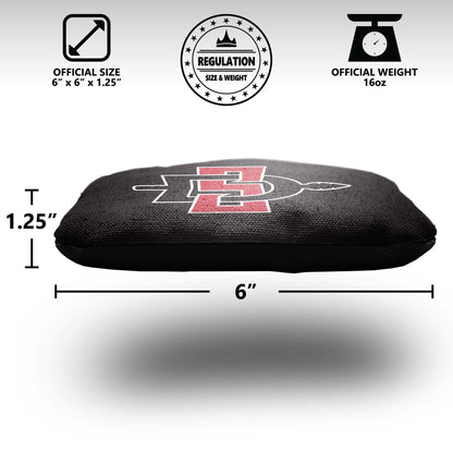 San Diego State Cornhole Bags - 8 Cornhole Bags