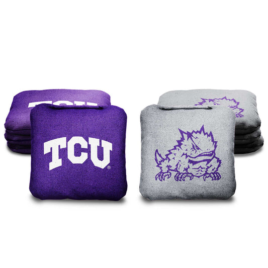 Texas Christian University Cornhole Bags - 8 Cornhole Bags