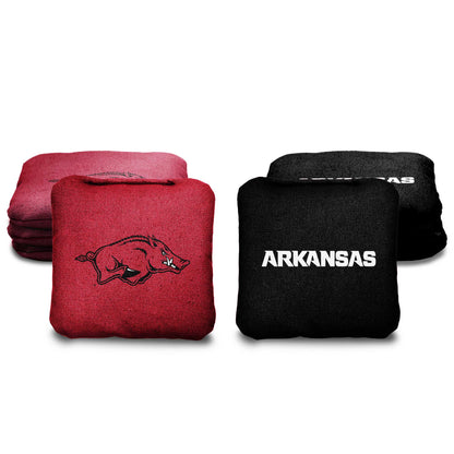University of Arkansas Cornhole Bags - 8 Cornhole Bags