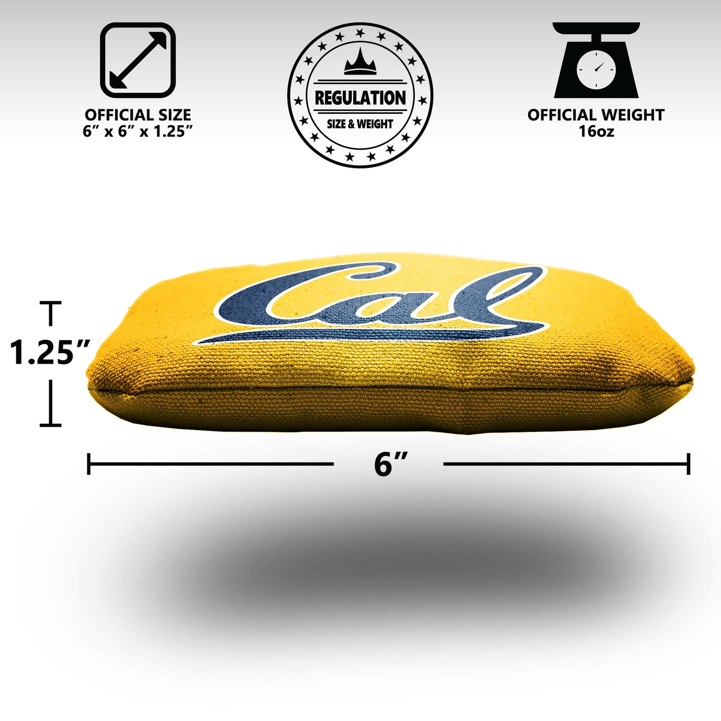 University of California Berkeley Cornhole Bags - 8 Cornhole Bags