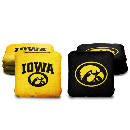 University of Iowa Cornhole Bags - 8 Cornhole Bags