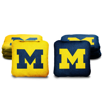 University of Michigan Cornhole Bags - 8 Cornhole Bags